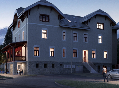 Horské apartmány v projekte Kuszmannov bazár, Tatranská Lomnica