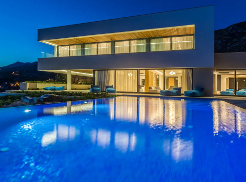 Modern villa Sea Crest on the coast, Karlobag - Croatia