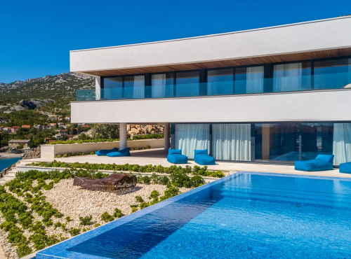 Modern villa Sea Crest on the coast, Karlobag - Croatia