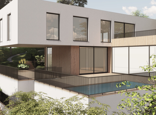 For sale: Building plot with villa project, Austria - Hainburg