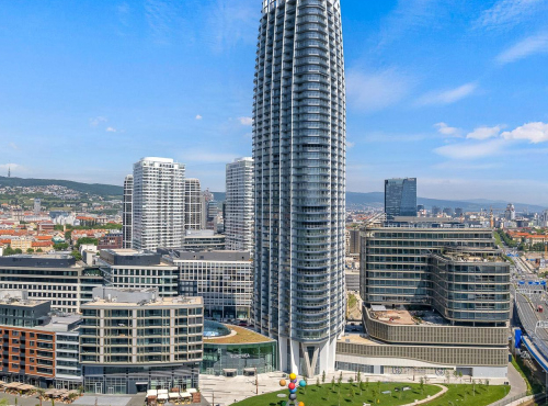 Apartment on the 31st floor of Eurovea Tower, Bratislava I – Old Town