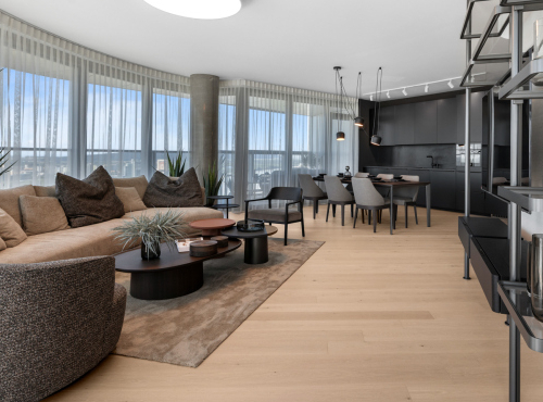 Apartment on the 31st floor of Eurovea Tower, Bratislava I – Old Town