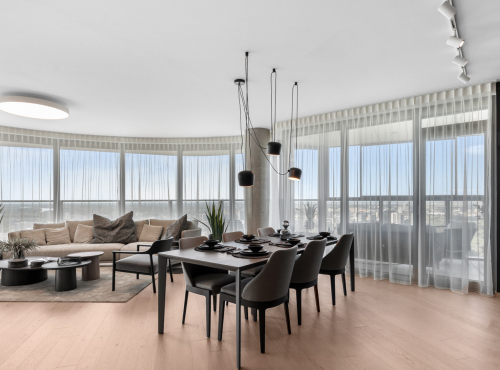 Apartment on the 31st floor of Eurovea Tower, Bratislava I – Old Town