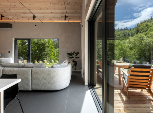 Design chalet in the Javorníky Mountains, Bytča - Veľké Rovné
